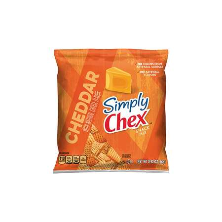 Chex Mix Simply Chex Cheddar Snack Mix .92 oz., PK60 16000-31932
